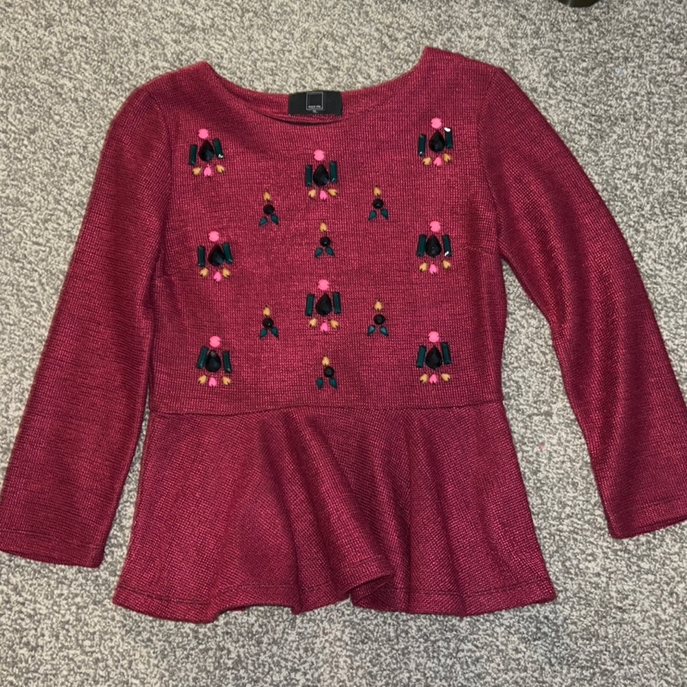 Dolce Vita peplum sweater